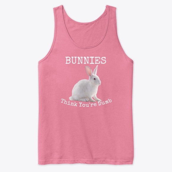 Good Treasures “Bunnies Think You’re Dumb” Tank - Picture 10 of 10